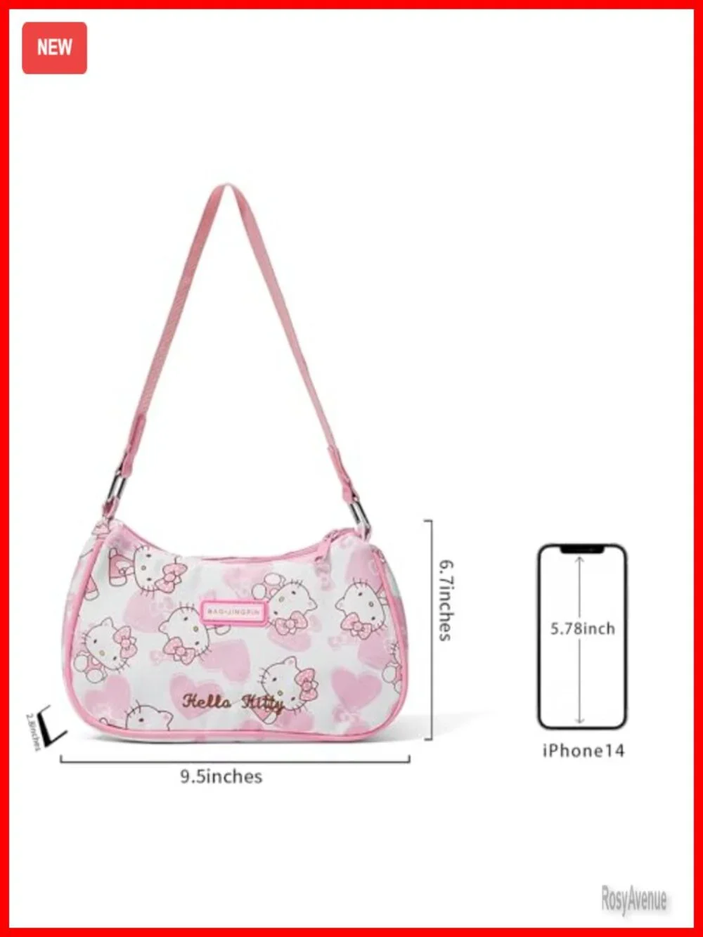 Mini PU Hobo Crossbody Bag, Small Shoulder Handbag for Women